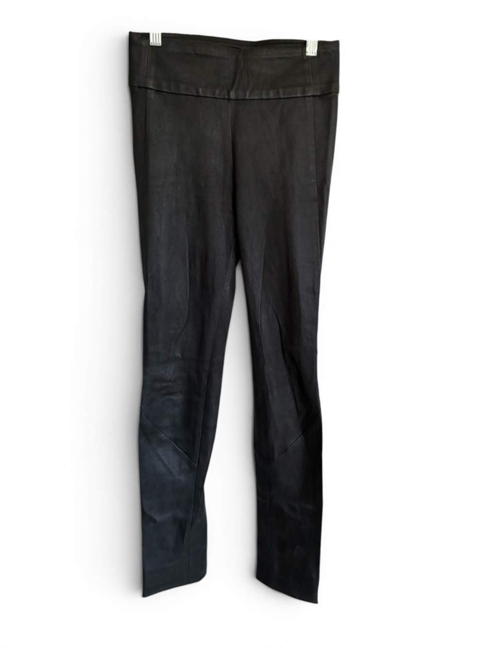 Offtrack Parisian Lambskin Leather Black OT Legging Handmade in NYC- Size XS